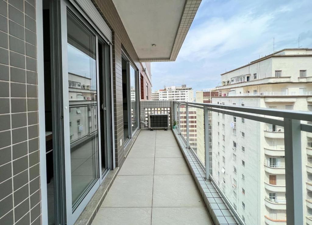 Apartamento Flat Vista Mar Em Santos Exterior foto