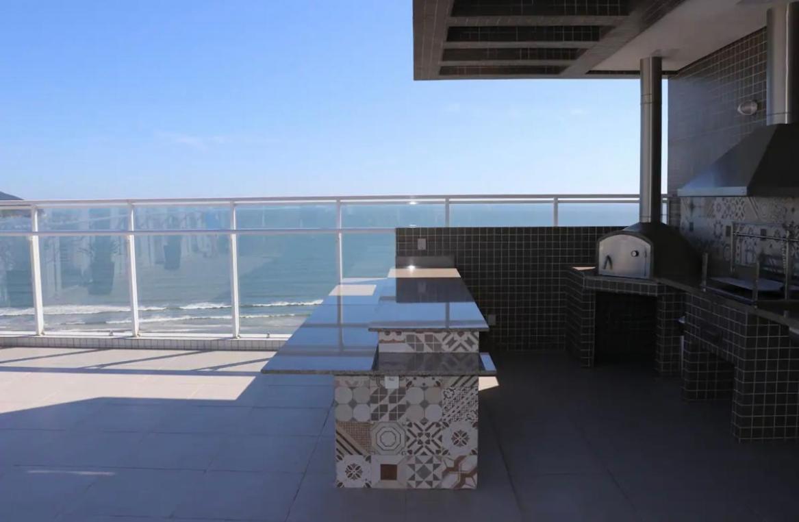 Apartamento Flat Vista Mar Em Santos Exterior foto