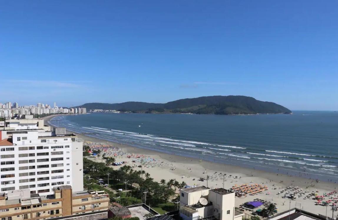 Apartamento Flat Vista Mar Em Santos Exterior foto