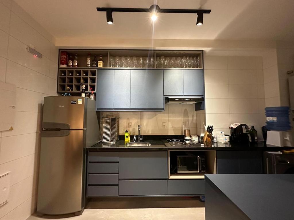 Apartamento Flat Vista Mar Em Santos Exterior foto