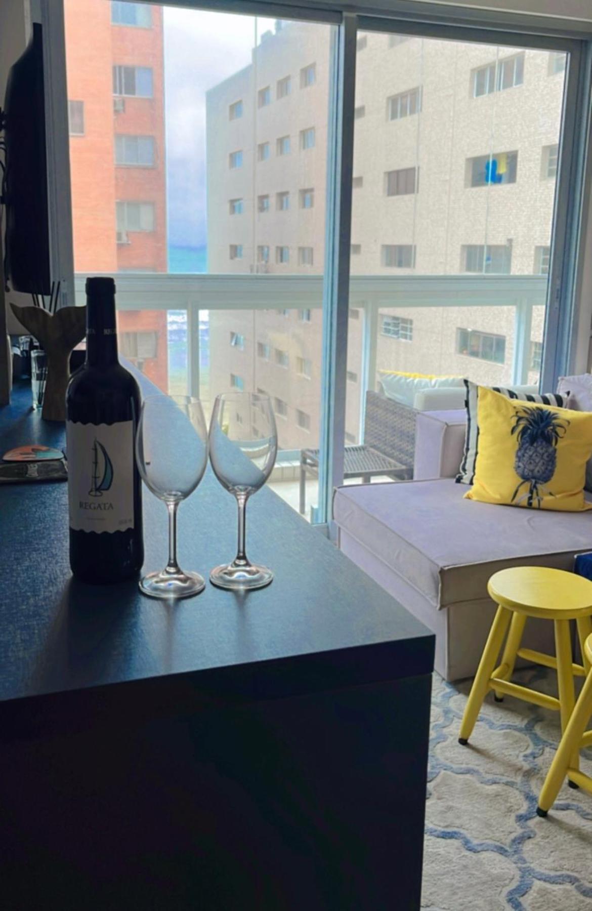 Apartamento Flat Vista Mar Em Santos Exterior foto
